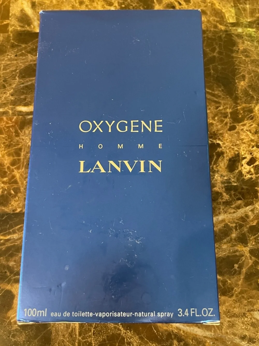 Lanvin Oxygene Homme - Aqua Green and Blue Bottle - Picture 3 of 4